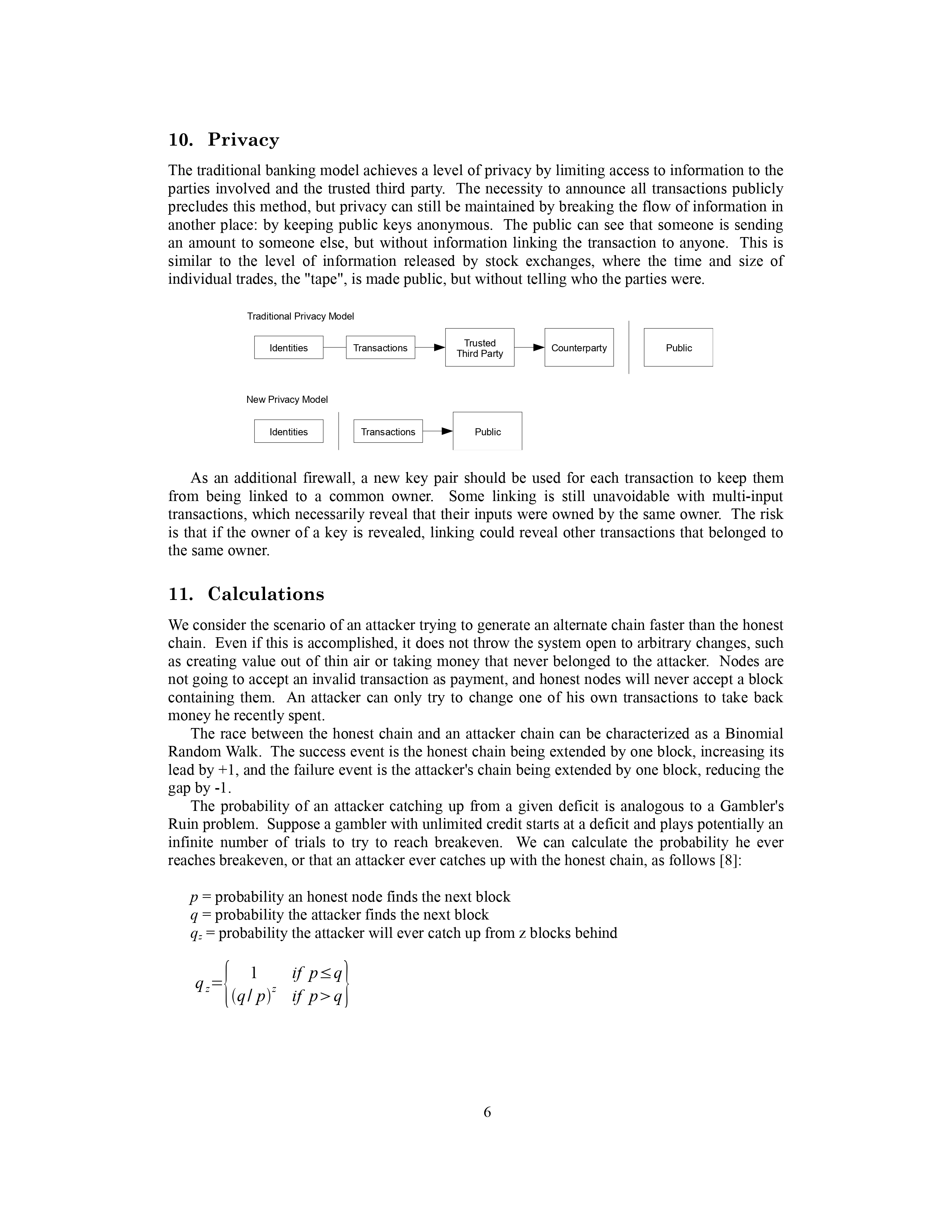 Bitcoin Whitepaper Page 6